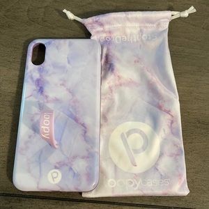 Purple Marble Loopy case for iPhone XS Max